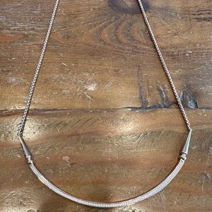 Kendra Scott Rose Gold and crystal jewel stone adjustable choker necklace